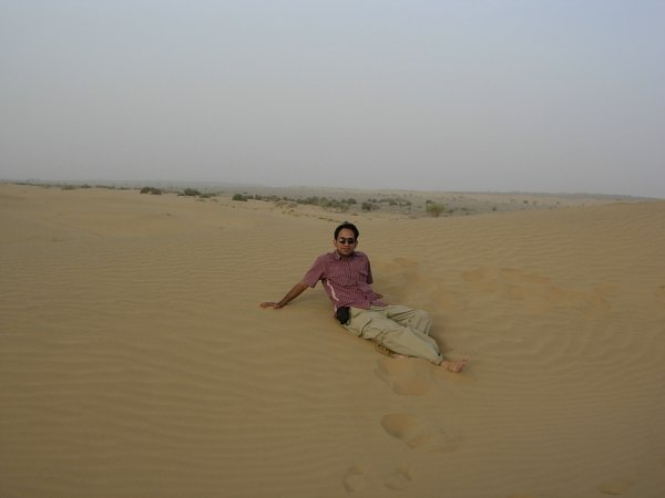 Paritosh Uttam in Jaisalmer