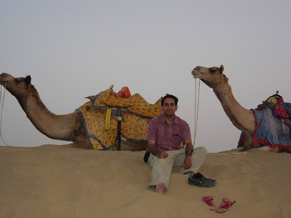 Paritosh Uttam in Jaisalmer